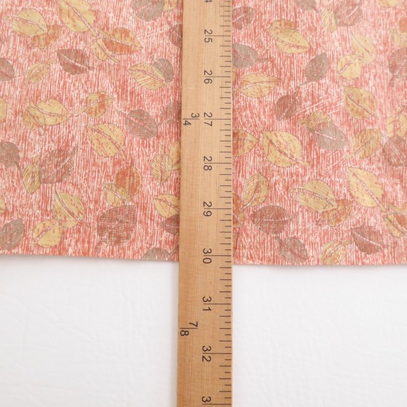 Tori Richard Mens Button Up Shirt Orange Leaf Print Cotton Lawn Camp Large - Picture 9 of 11